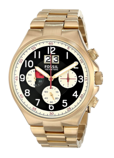 Uhrenarmband Fossil CH2911 Rostfreier Stahl Vergoldet 26mm